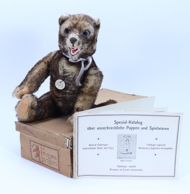 *A Gebruder Sussenguth &lsquo;Peter&rsquo; Teddy bear in original box, German circa 1925, - 3