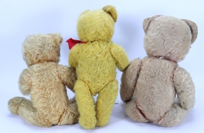 Two post war Irish mohair Teddy bears, - 2