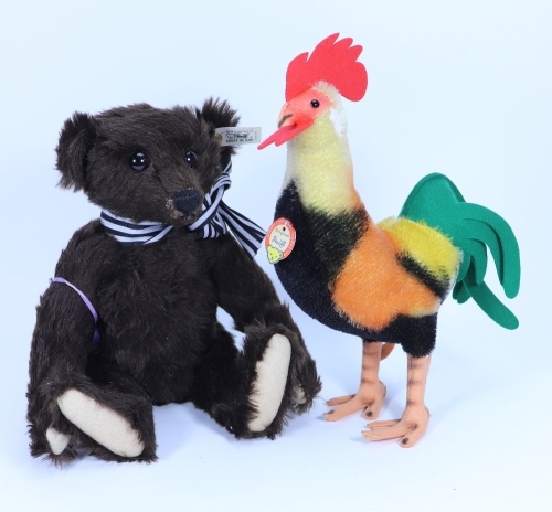 A good post war Steiff mohair Cockerel,