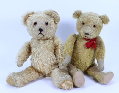 Two 1930s mohair Teddy bears, - 2