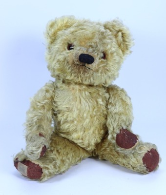 A good golden mohair Chad Valley Teddy bear, 1950s,