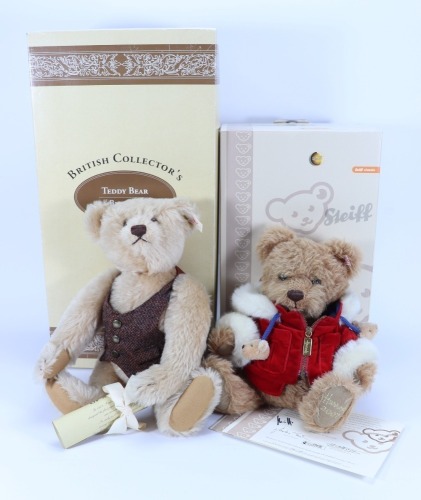 Two boxed Steiff Limited Edition Teddy Bears,