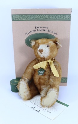 Steiff boxed Harrods Extravagance Musical Teddy bear,