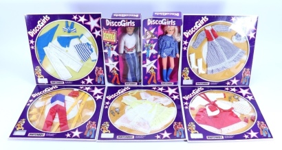 Matchbox Disco Girls dolls and outfits, 1970s,