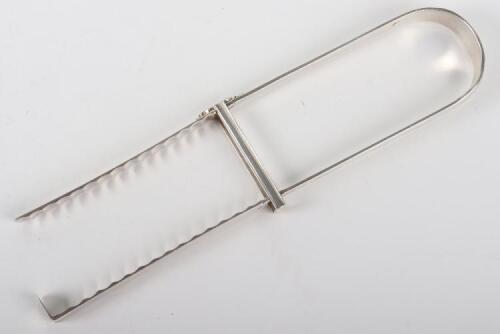 A pair of George III asparagus tongs, George Smith & William Fearn, circa 1800