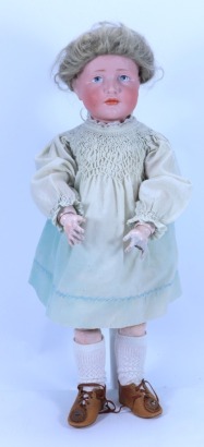 A Kammer & Reinhardt 114 ‘Hans’ bisque head character doll, German circa 1909,