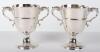 A pair of 18th century Irish twin handled cups, Joseph Jackson, Dublin 1787