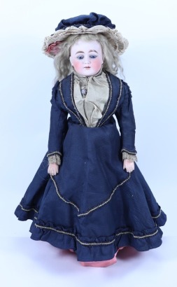 A good all original Kestner bisque shoulder head lady doll, German circa 1905,