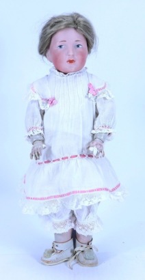 A rare Kammer & Reinhardt 109 ‘Elise’ bisque head character doll, German circa 1909,