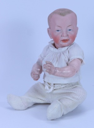 A Kammer & Reinhardt 100 ‘Kaiser’ bisque head character baby doll, German circa 1909,