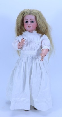 A DEP bisque head ‘walking’ doll, German circa 1910,