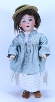 A Gebruder Heubach 10532 bisque head doll, German circa 1915,