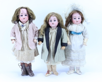 A J.D Kestner 167 bisque head doll, German circa 1910,