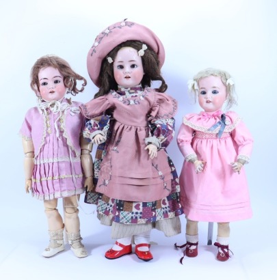 A ‘Pansy’ bisque head doll, German circa 1910,