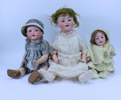 A.M ‘Melitta’ bisque head baby doll, German circa 1915,