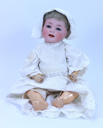 A Kammer & Reinhardt 116A bisque head character baby doll, German circa 1910,