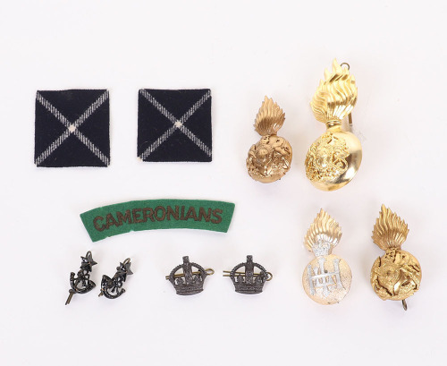 Grouping of Scottish Military Badges