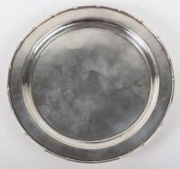 A 20th century Chinese silver salver, by Zeewo, Shanghai, circa 1910