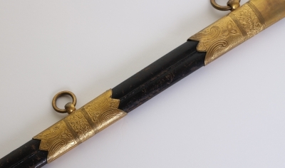 George VI Royal Naval Flag Rank Officers Sword - 23