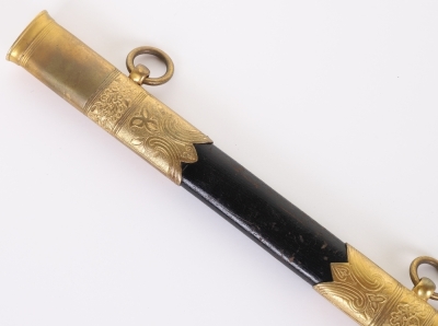 George VI Royal Naval Flag Rank Officers Sword - 27