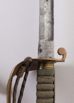 Post 1902 Royal Navy Officers Sword - 9