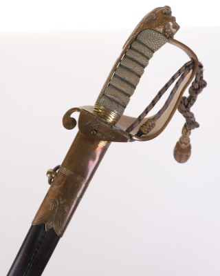 Post 1902 Royal Navy Officers Sword - 18