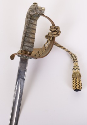 Post 1902 Royal Navy Officers Sword - 4