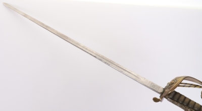 Post 1902 Royal Navy Officers Sword - 14