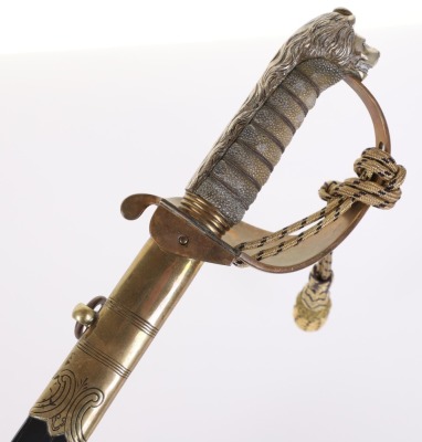 Post 1902 Royal Navy Officers Sword - 18