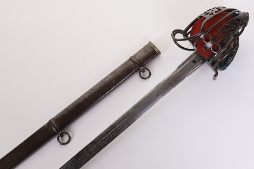 A Scottish Victorian Officers Basket Hilt Broadsword of Lieutenant Colonel Albert Tanner the 72nd Highlanders (The Duke of Albany’s Own Highlanders), by Johnstone, Sackville St. London & Dawson St. Dublin