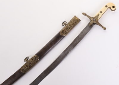 ^ Victorian Officers Mameluke Sword of the 11th Prince Albert’s Own Hussars