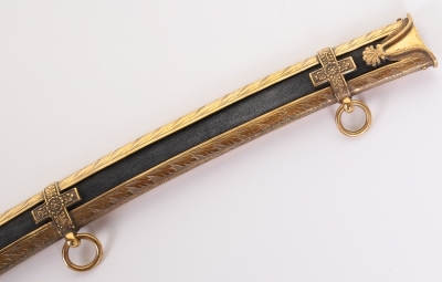 ^ Early Victorian Officers Mameluke Sword of the 14th Kings Hussars - 19