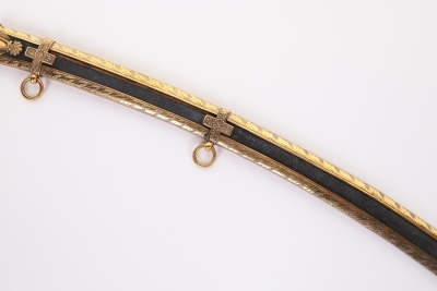 ^ Early Victorian Officers Mameluke Sword of the 14th Kings Hussars - 21