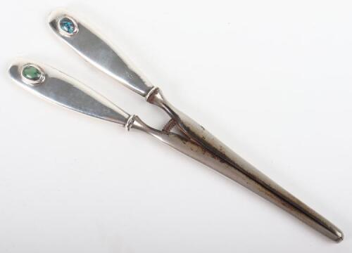 A pair of early 20th century silver glove stretchers, Liberty & Co, Birmingham 1915