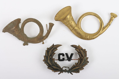 American Civil War Hat Badge Grouping