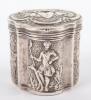 A 19th century Dutch silver comfit box