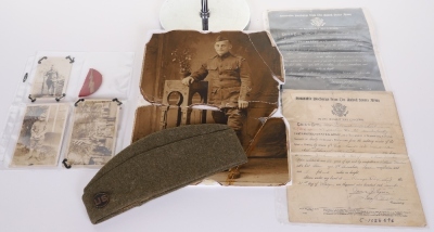 WW1 American Tunic, Paperwork & Photographs of Corporal E Meshert 312th Infantry Regiment 78th Division - 2