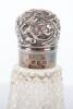 A Victorian silver and glass scent bottle, Birmingham 1889 - 3