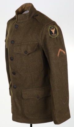 WW1 American Tunic with 34th Sandstorm Division Liberty Loan Patch