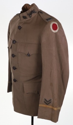 WW1 American 135th Machine Gun Battalion 73rd Infantry Brigade 37th Infantry Division Officers Tunic