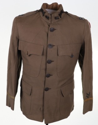 WW1 American 135th Machine Gun Battalion 73rd Infantry Brigade 37th Infantry Division Officers Tunic - 3