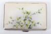 A continental (.900) silver and enamel cigarette case,