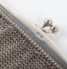 An early 20th century silver mesh purse, Birmingham 1919 - 5