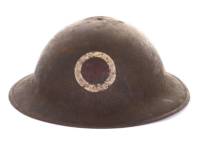 WW1 American M-1917 Steel Helmet of the 37th Division