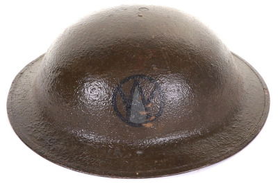 WW1 American M-1917 Steel Helmet of the 178th Infantry Brigade 89th Division - 7