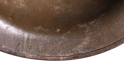 WW1 American M-1917 Steel Helmet of the 178th Infantry Brigade 89th Division - 9