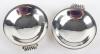 A pair of Charles Boyton signed silver dishes, London 1914 - 5