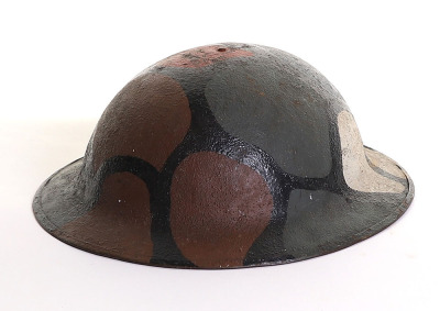 WW1 American M-1917 Camouflaged Steel Helmet