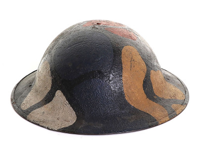 WW1 American M-1917 Camouflaged Steel Helmet - 4