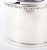 A 19th century Irish silver mustard pot, Dublin 1825 - 2